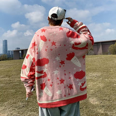Cartoon Knit Kawaii Sweater
