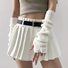 Y2K Knitted Arm Warmers