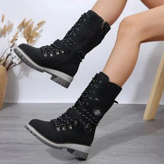 Casual Outdoor Mid-Calf Boots