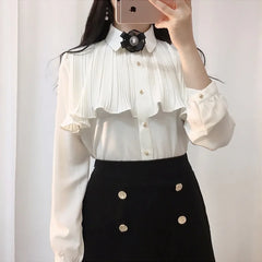 Korean Cute Preppy Blouse