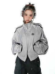 Y2K Loose Track Jacket