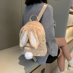 Cute Plush Bunny Backpack