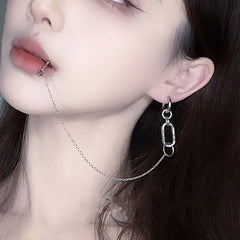 Fake Piercing Lip Clip Earring