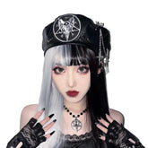 Harajuku Punk Leather Beret