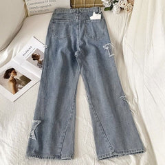Korean Fashion High Waist Jeans