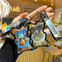 Colorful Bear Bag Keychain