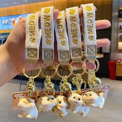 Cartoon Cat Keychain