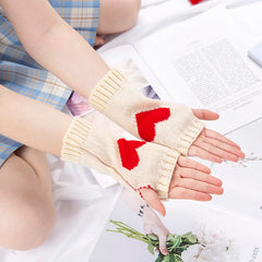 Cute Crochet Fingerless Gloves
