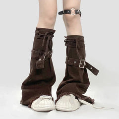 Vintage Cute Denim Leg Warmers