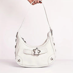 Leather Y2K Star Shoulder Bag