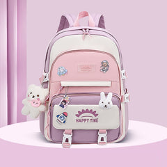 Cute Multi-Pocket Backpack