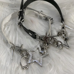 Y2K Gothic Star Choker
