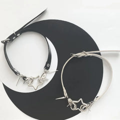 Y2K Gothic Star Choker