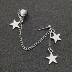 Star Chain Earrings