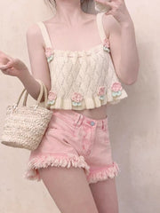 Sweet Flower Kawaii Top