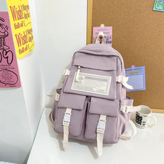 Multipocket Nylon Backpack