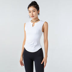 V-Neck Sleeveless Women's Yoga & Fitness Top