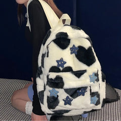 Y2K Cute Fluffy Backpack