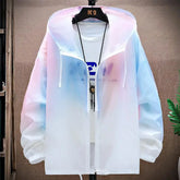 Casual Gradient Sunscreen Jacket