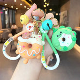 Cartoon Donut Animal Keychain