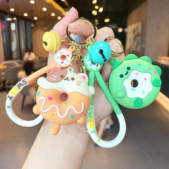 Cartoon Donut Animal Keychain