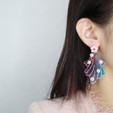 Kawaii Ghost Transparent Earrings