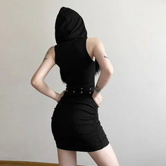 Techwear Cyber Gothic Dress