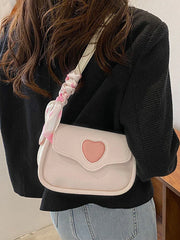 Retro Love Heart Shoulder Bag