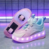 Kawaii Gradient LED Roller Sneakers