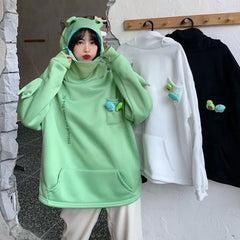Kawaii Frog Hoodie