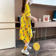Korean Casual T-Shirt Dress