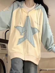 Harajuku Star Zip Up Hoodie