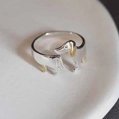 Kawaii Dog Open Ring