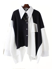 Harajuku Black White Outfit Set