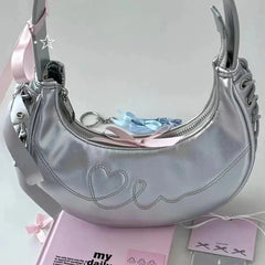 Cute Lolita Silver Bag