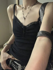 Grunge Slim Lace Top