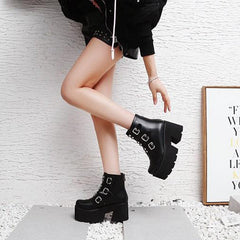 High Heel Punk Boots