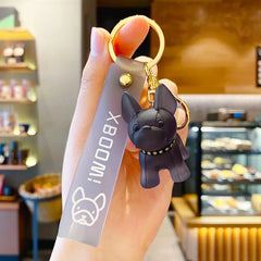 Crystal Dog Keychain