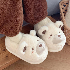 Kawaii Bear Winter Slippers