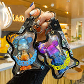Colorful Bear Bag Keychain