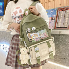 Kawaii Waterproof Laptop Backpack