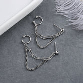 Double-layer Chain Earrings