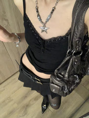 Grunge Slim Lace Top