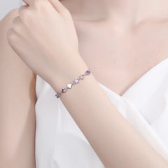 Silver Heart Bracelet
