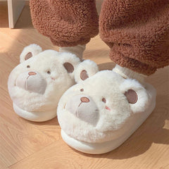 Kawaii Bear Winter Slippers