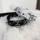 Gothic Heart Cross Choker