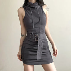 Techwear Cyber Gothic Dress