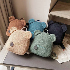 Fluffy Bear Backpack
