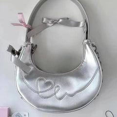 Cute Lolita Silver Bag