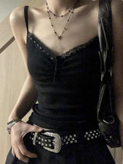 Grunge Slim Lace Top